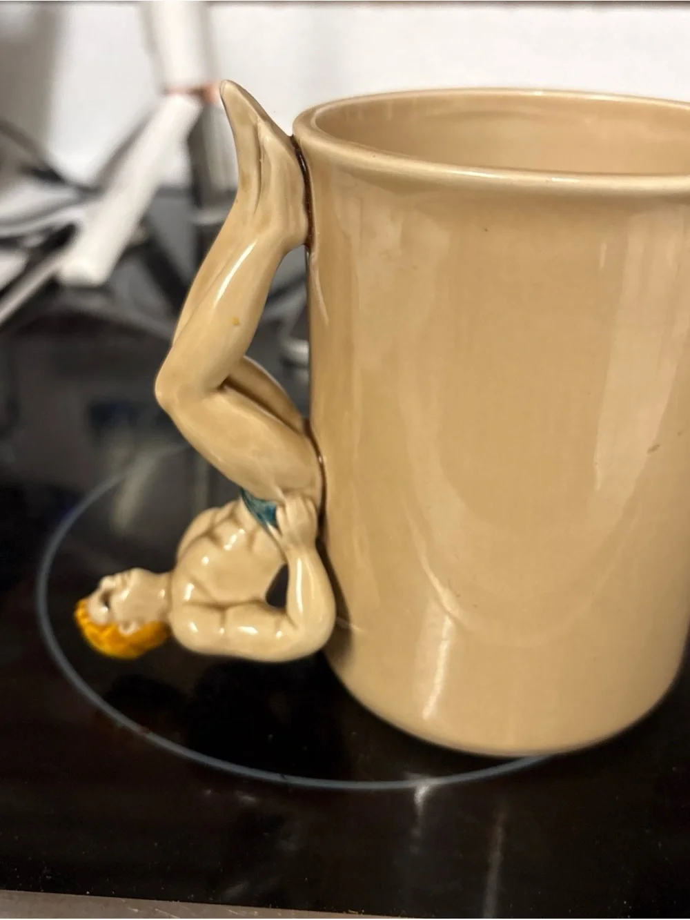 Enesco Bodybuilder Coffe Mug 1978